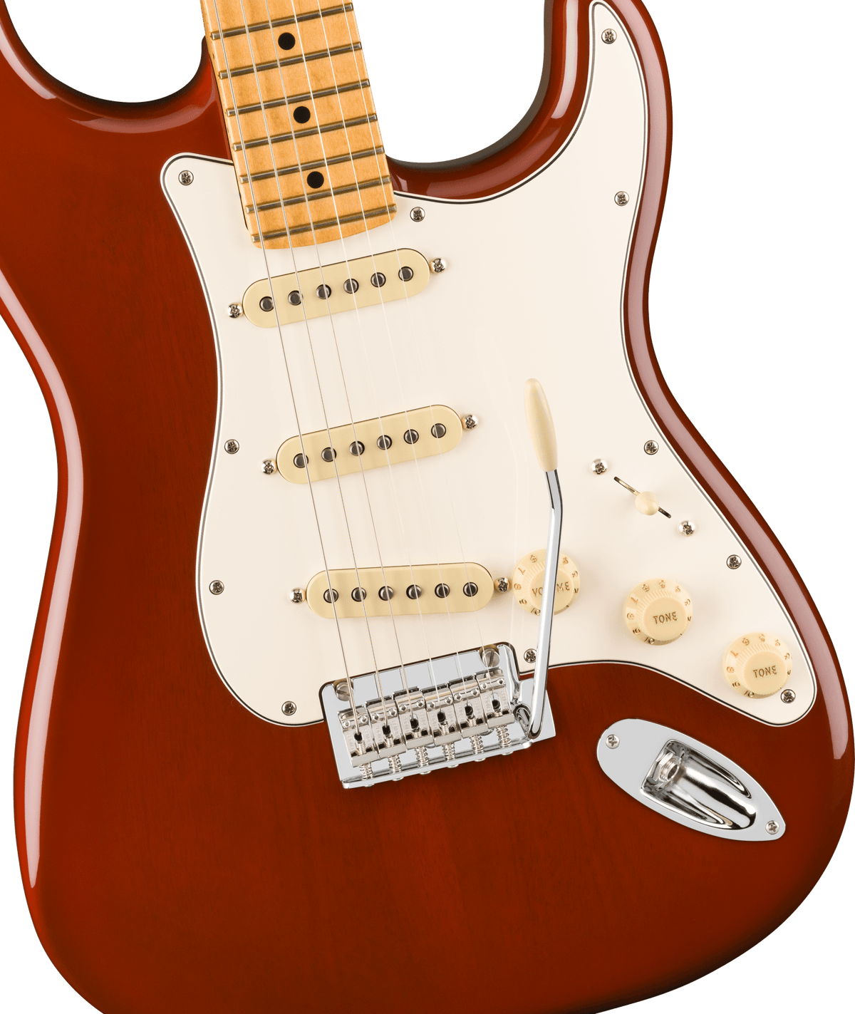 Fender Player II Stratocaster Electric Guitar - Transparent Mocha Burst with Maple Fingerboard - CBN Music Warehouse