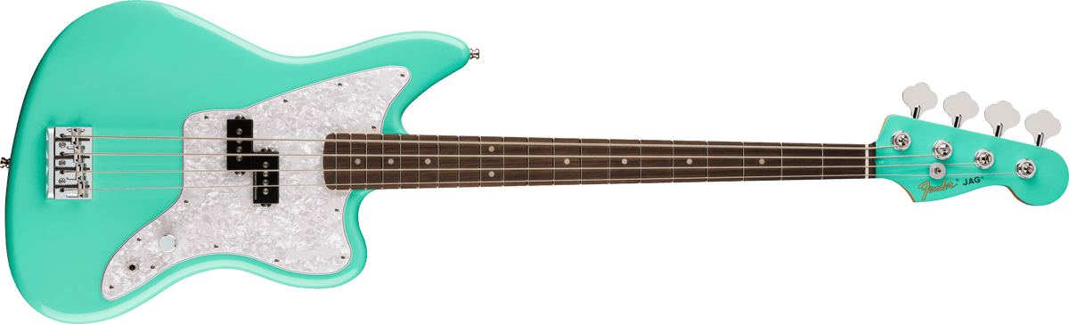 Fender Limited Edition Mark Hoppus Blink-182 Jaguar Bass, Sea Foam Green