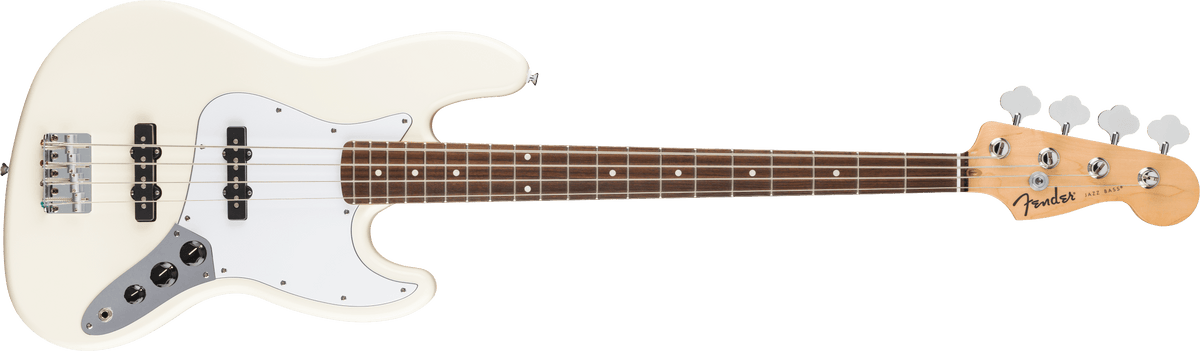 Fender Standard Jazz Bass Laurel Fingerboard, Olympic White