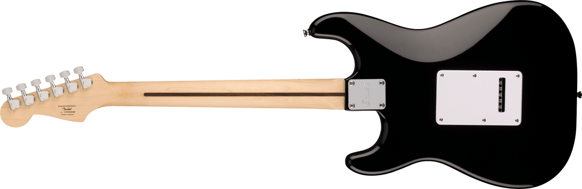 Squier Sonic Stratocaster Electric Guitar - Black with Maple Fingerboard