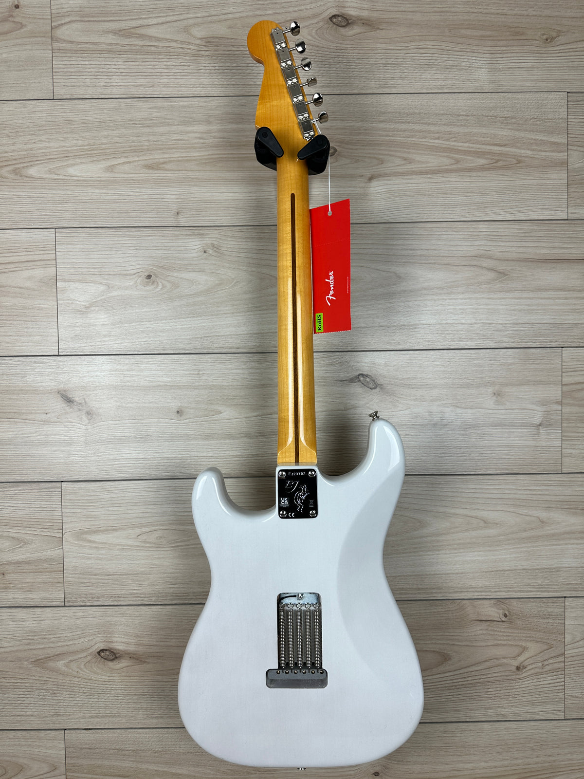 Fender Eric Johnson Stratocaster, Maple Fingerboard, White Blonde - CBN Music Warehouse