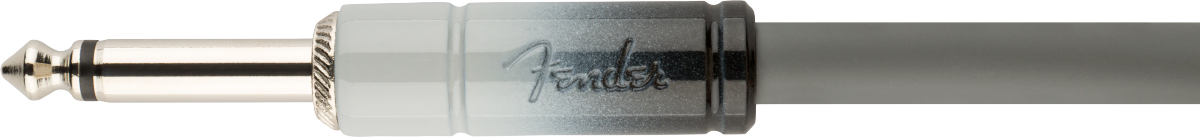 Fender Ombré Series Straight to Straight Instrument Cable - 10 foot, Silver Smoke