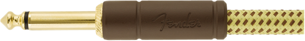 Fender Deluxe Series Instrument Cable, Straight/Straight, 18.6', Tweed