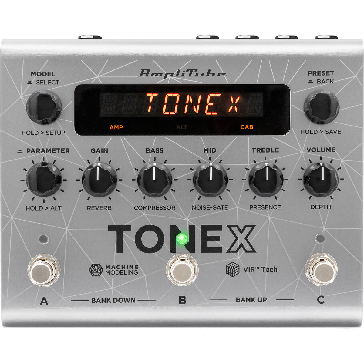 IK Multimedia TONEX Pedal Bass Edition AI Modelling Multi-FX Pedal