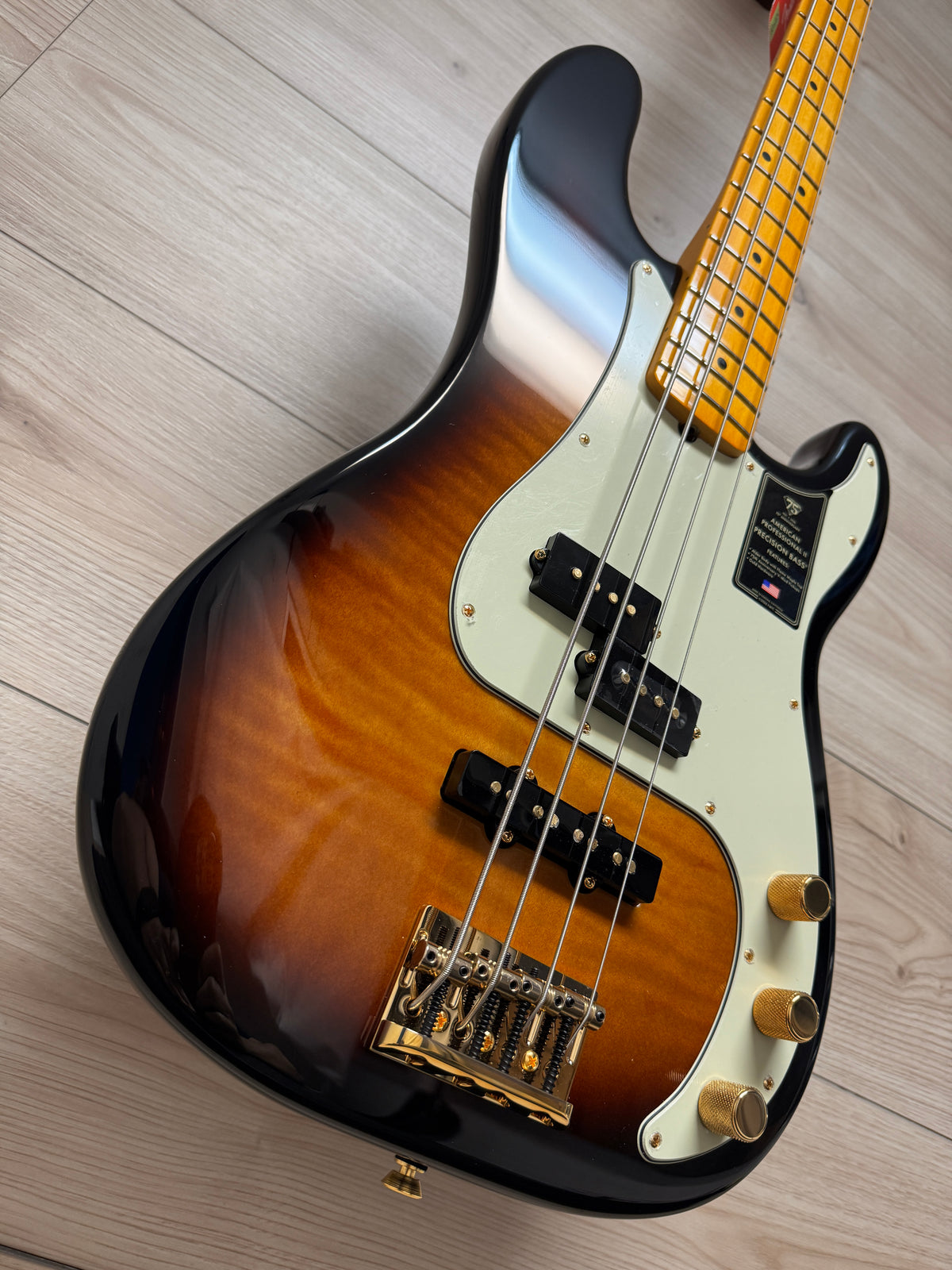Fender 75th Anniversary American Professional PJ Bass, 2-Color Sunburst - CBN Music Warehouse
