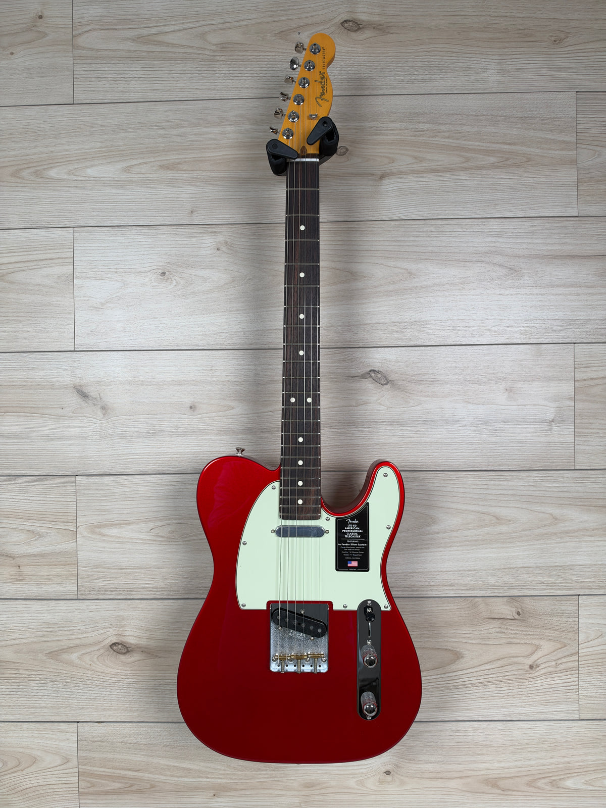 Fender Limited Edition American Professional Classic Telecaster featuring the Fender Silent System, Candy Apple Red