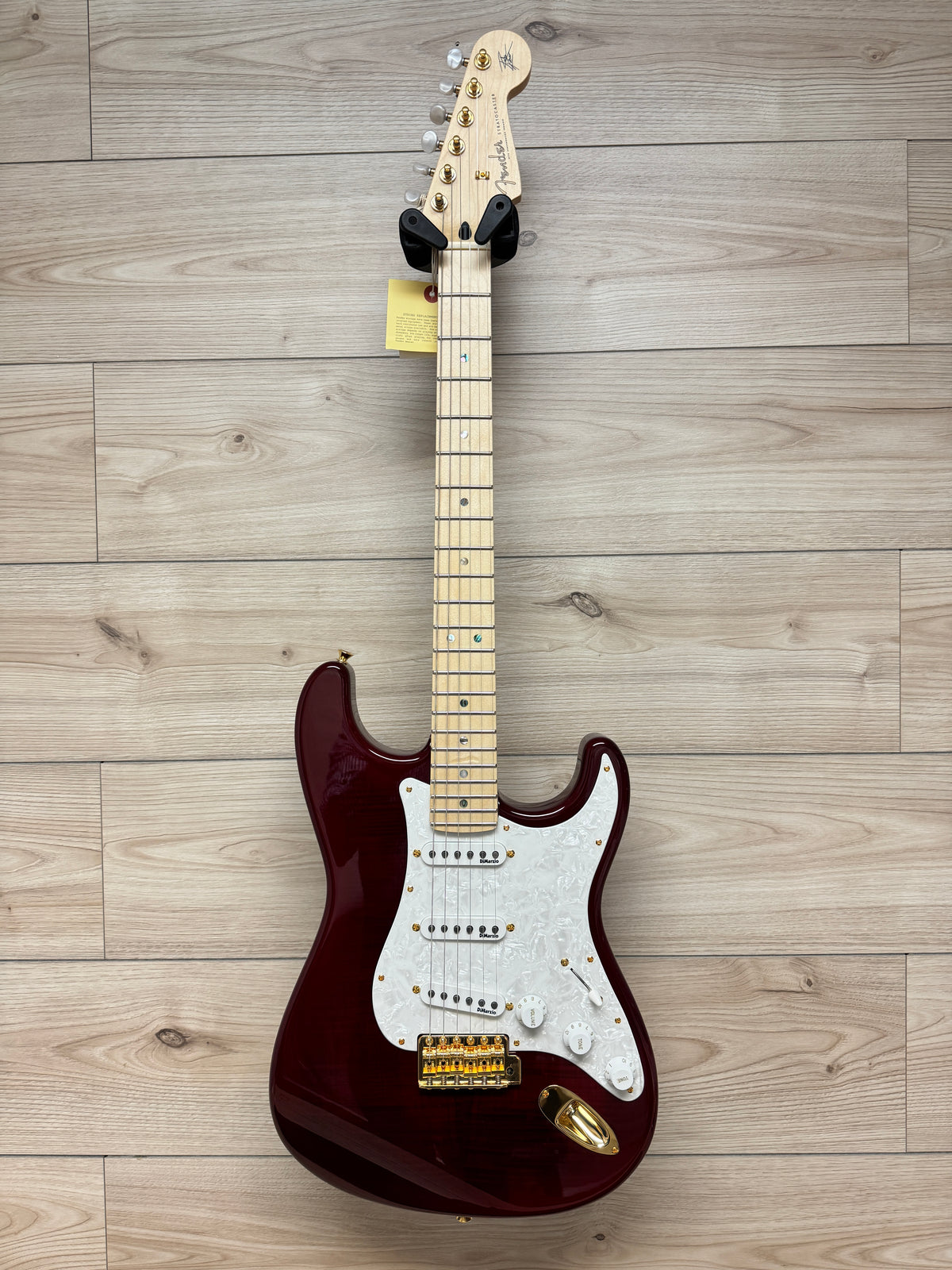 Fender Richie Kotzen Signature Stratocaster Electric Guitar, Transparent Red Burst
