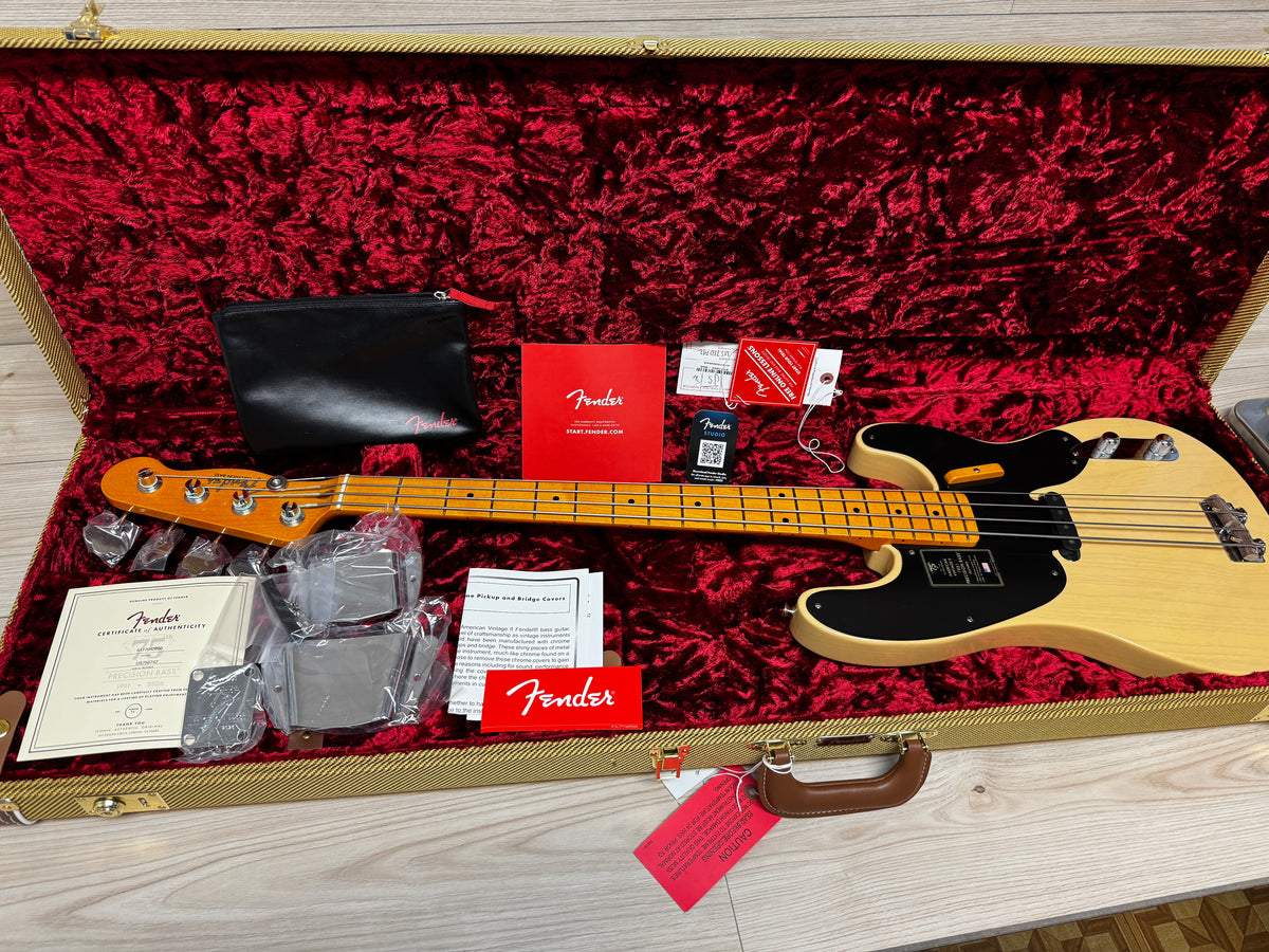 Fender 75th Anniversary American Vintage II 1951 Precision Bass, Butterscotch Blonde - CBN Music Warehouse