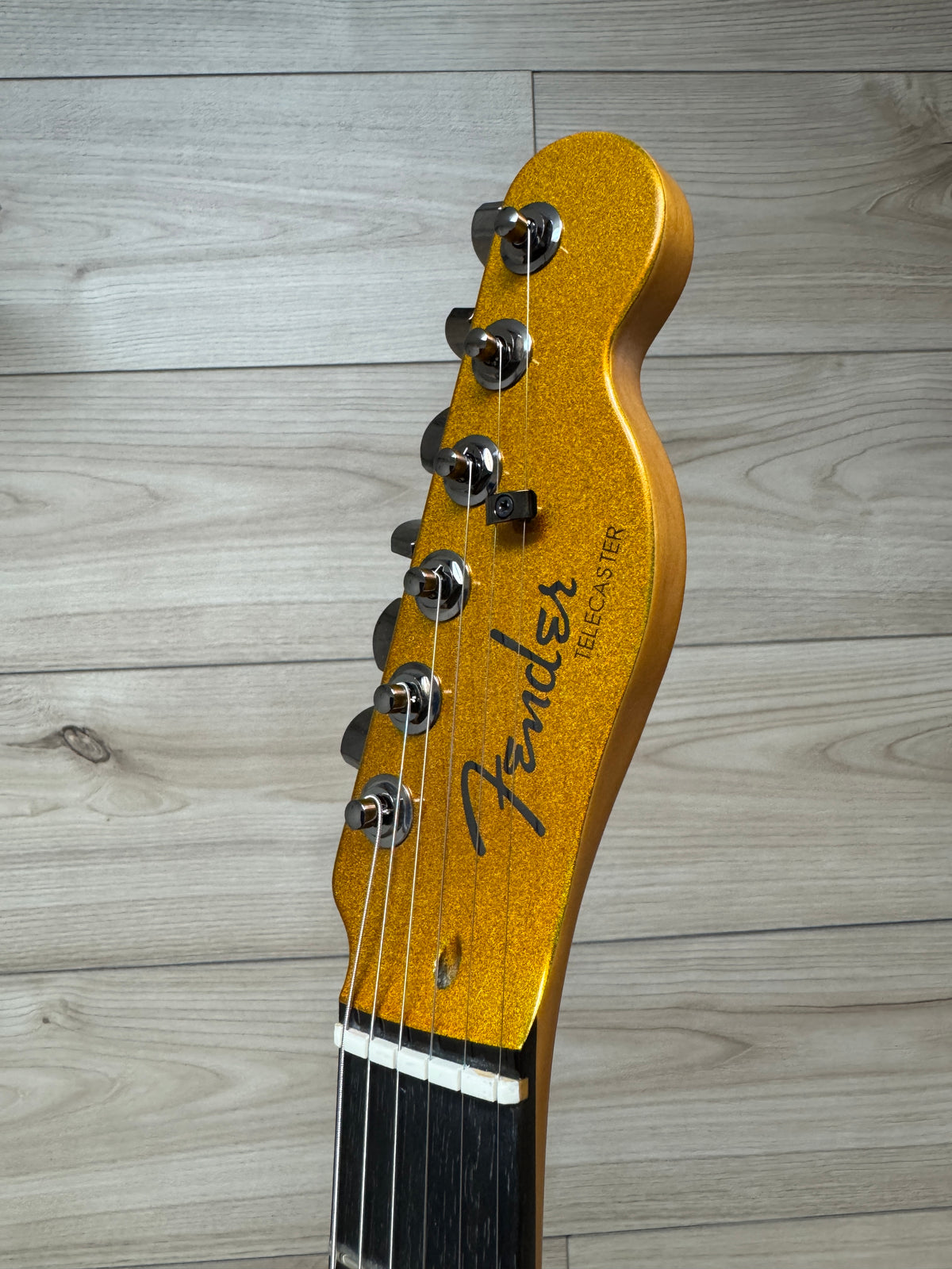 Fender 75th Anniversary American Ultra II Telecaster Electric Guitar, Liquid Gold - CBN Music Warehouse