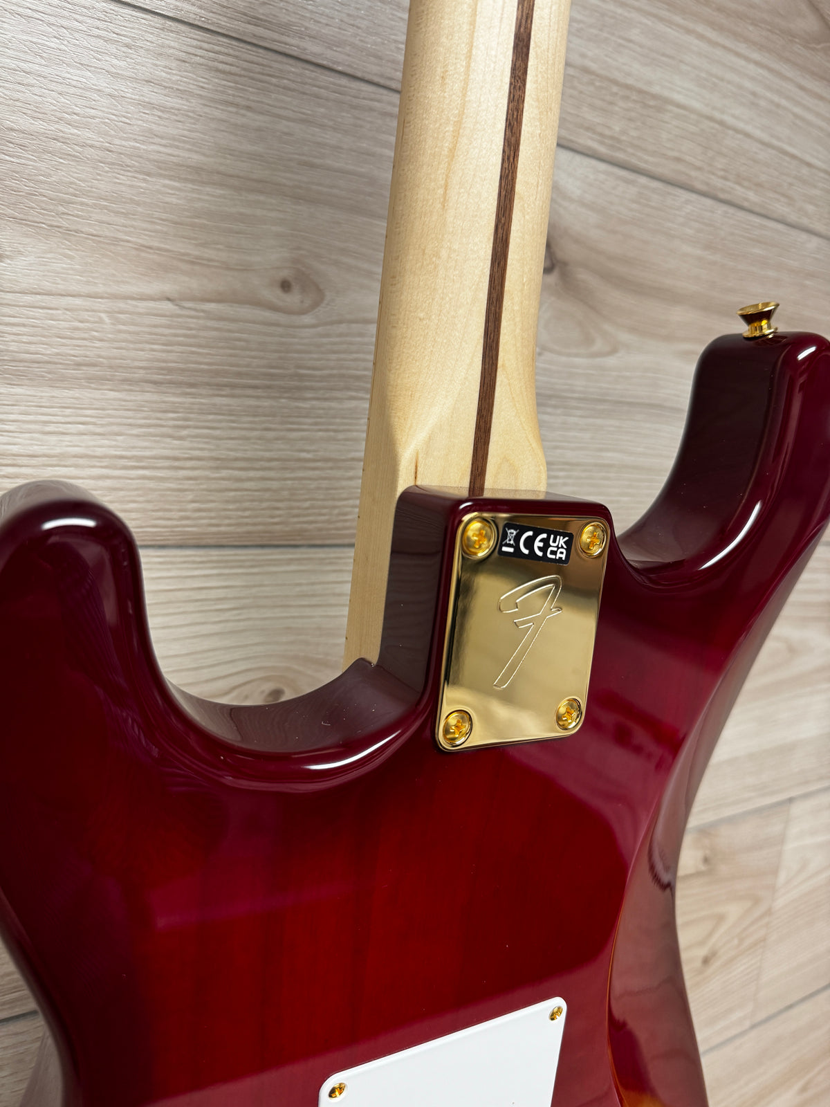 Fender Richie Kotzen Signature Stratocaster Electric Guitar, Transparent Red Burst