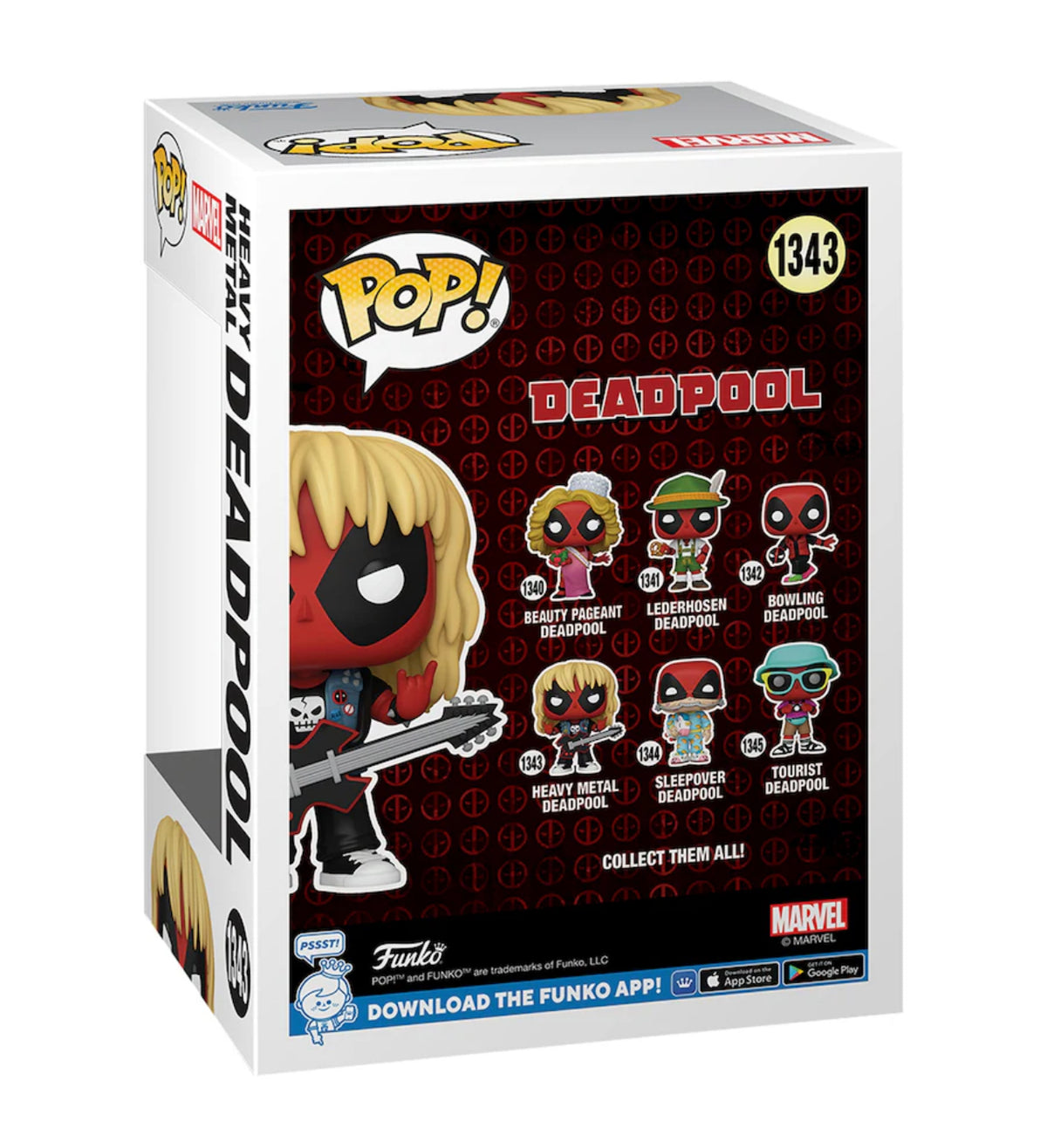 Funko Pop! Deadpool Parody Heavy Metal Vinyl Figure #1343