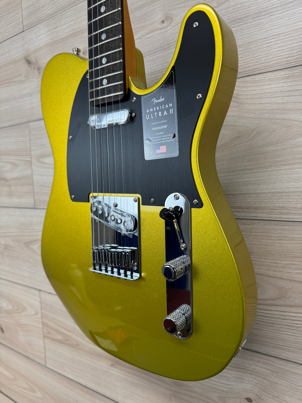 Fender American Ultra II Telecaster Ebony Fingerboard Electric Guitar - Solar Flare