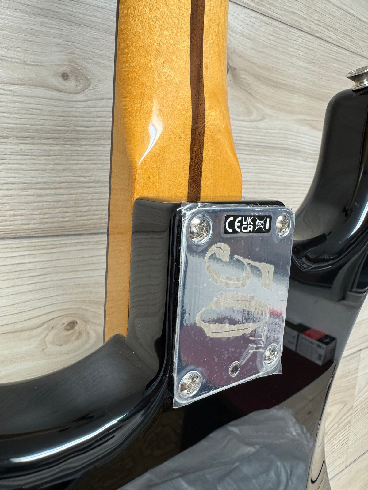 Fender Limited Edition 50th Anniversary Dave Murray Stratocaster Signature Electric Guitar, Black - CBN Music Warehouse