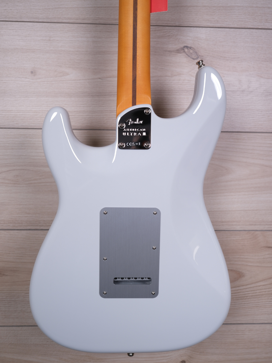 Fender American Ultra II Stratocaster Maple Fingerboard Electric Guitar, Avalanche #4427