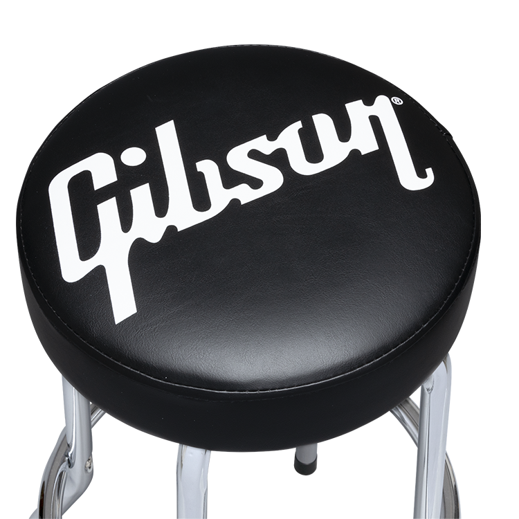 Gibson Guitars GA-STOOL2 Premium 24" Playing Stool w/ White Logo