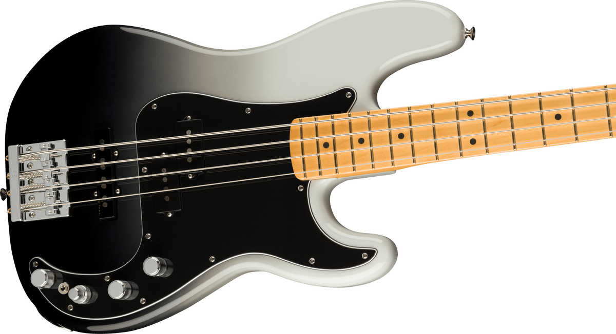 Fender Player Plus Active Precision Bass - Silver Smoke with Maple Fingerboard