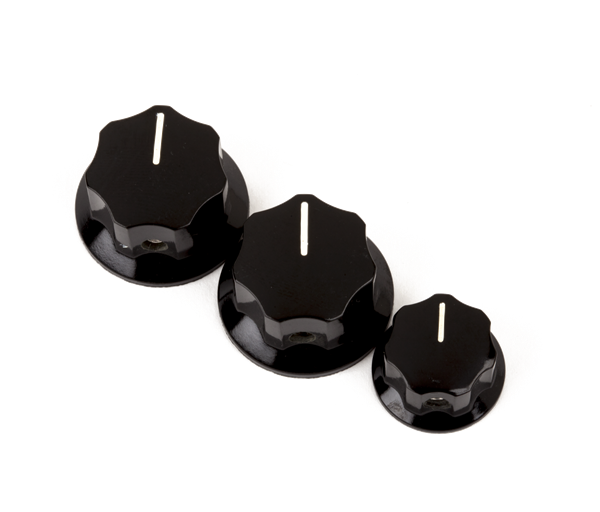 Fender Genuine Jazz Bass Knobs Set of 3 - CBN Music Warehouse