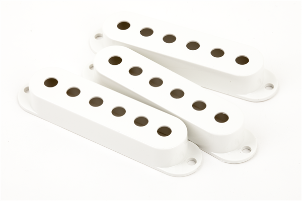 Fender Genuine Pickup Covers SSS for Stratocaster set of 3 - White - CBN Music Warehouse