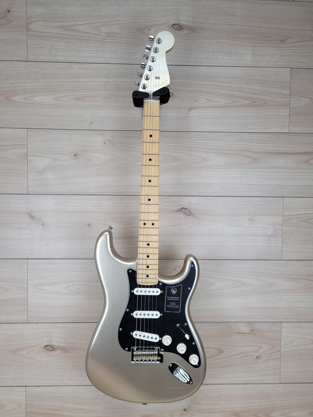 Fender 75th Anniversary Stratocaster®, limited-edition electric guitar, Diamond - CBN Music Warehouse