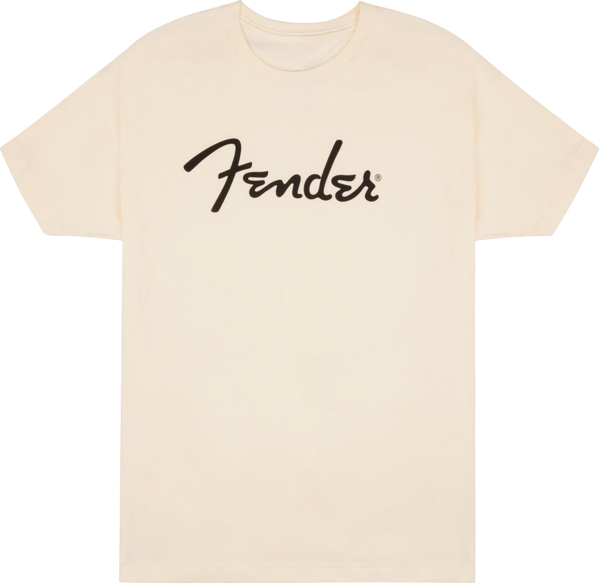 Fender Spaghetti Logo T-Shirt, Olympic White, LARGE