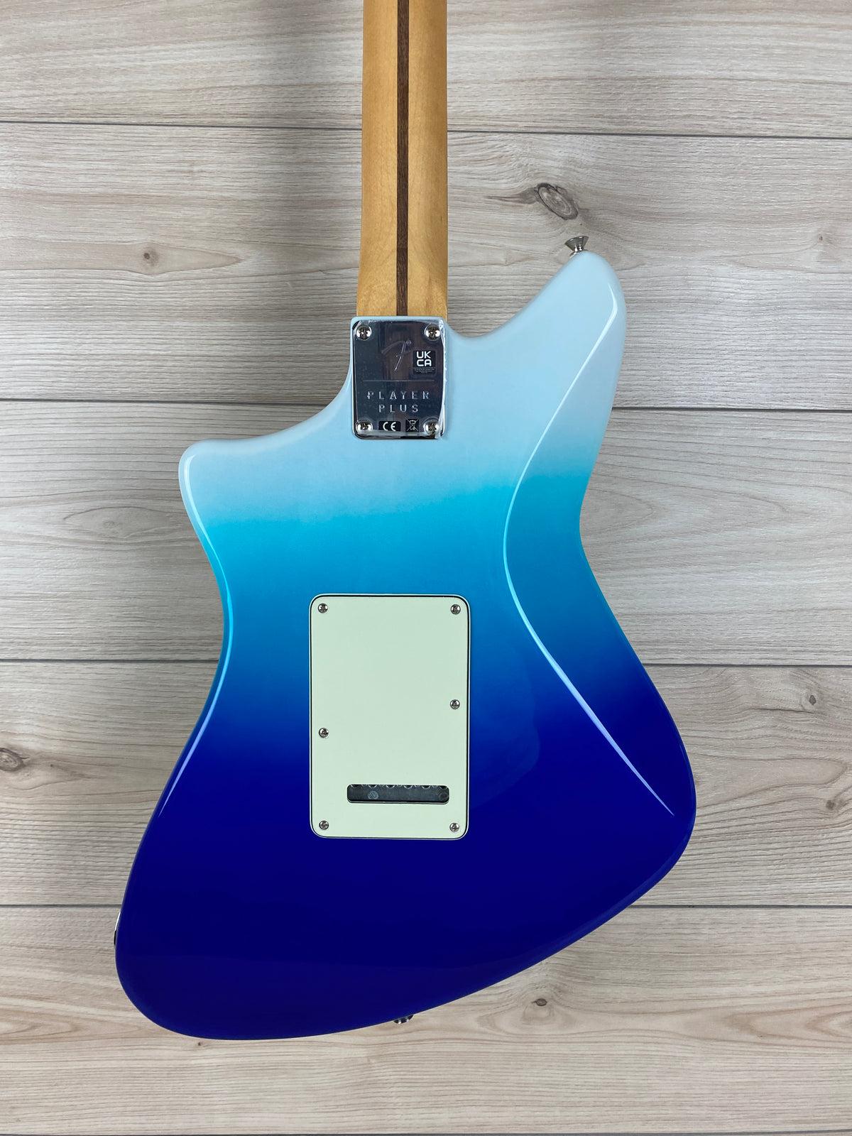 Fender Player Plus Meteora HH Electric Guitar, Belair Blue - CBN Music Warehouse