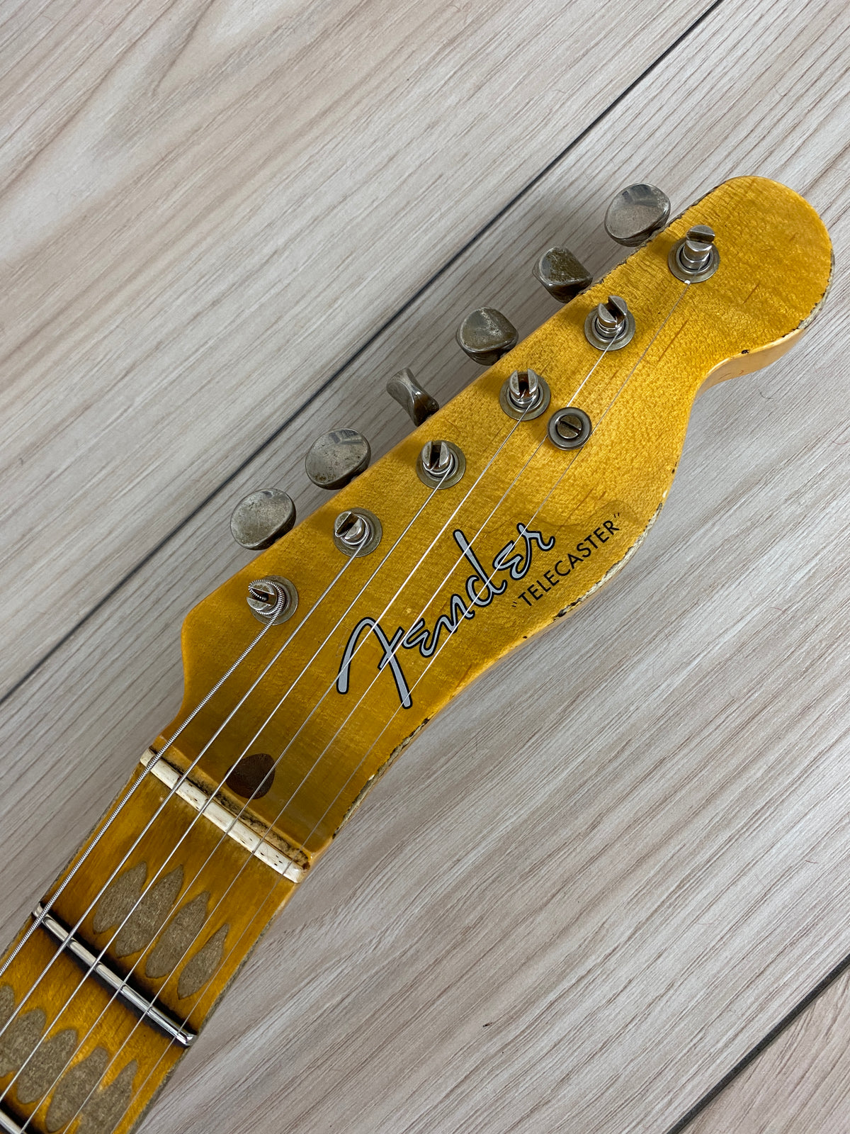 Fender Custom Shop Limited Edition '51 Telecaster Heavy Relic Maple Fingerboard Aged Nocaster Blonde - CBN Music Warehouse