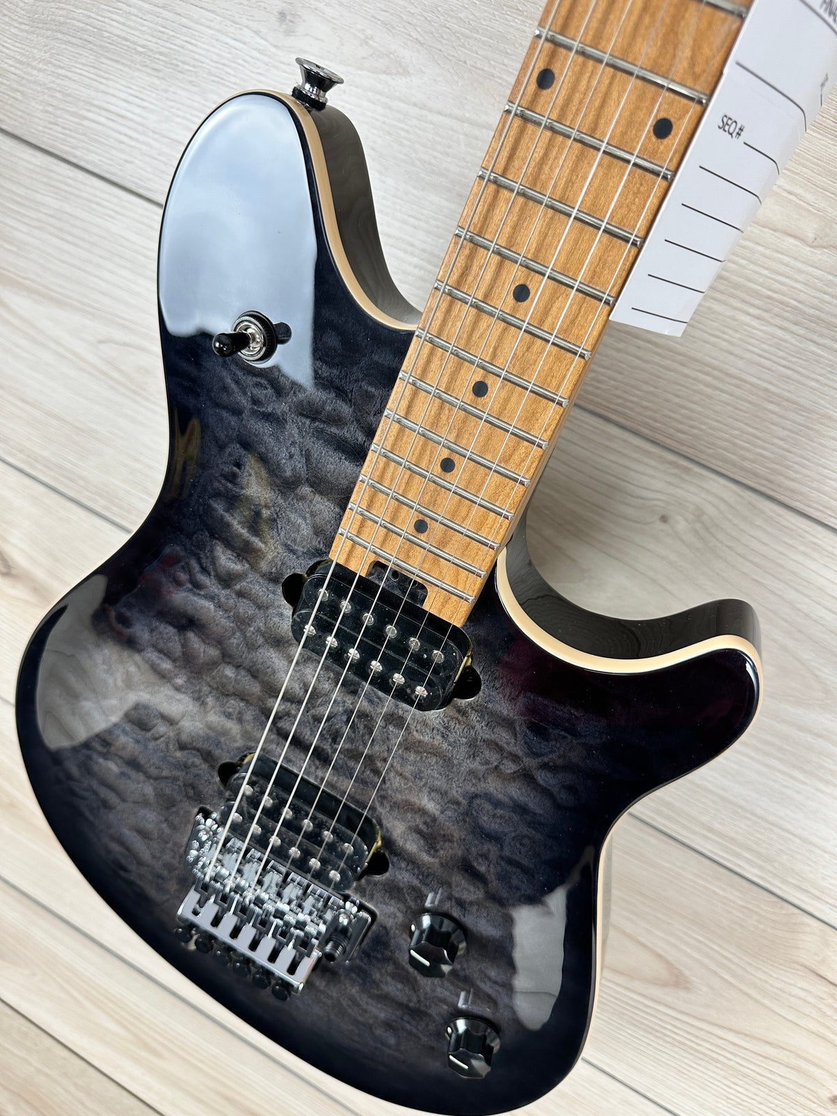 EVH Wolfgang Special QM, Baked Maple Fingerboard, Charcoal Burst - CBN Music Warehouse