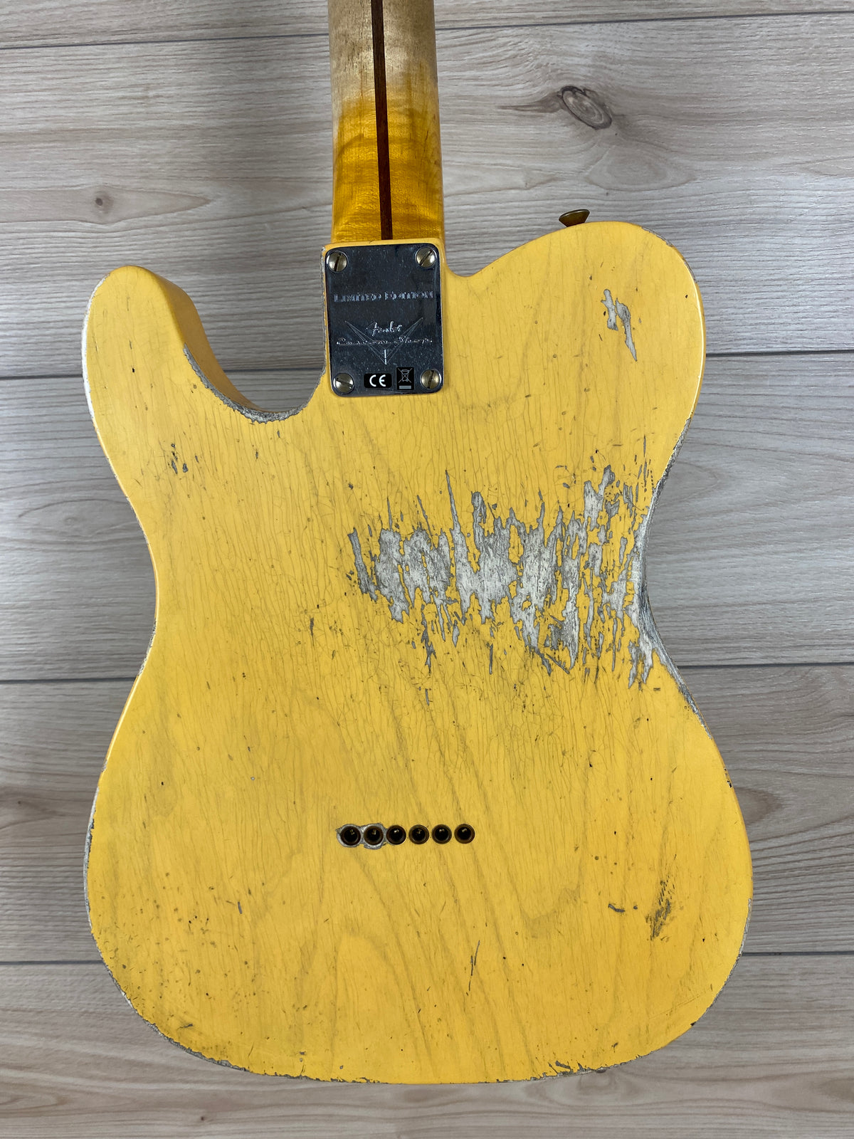 Fender Custom Shop Limited Edition '51 Telecaster Heavy Relic Maple Fingerboard Aged Nocaster Blonde - CBN Music Warehouse
