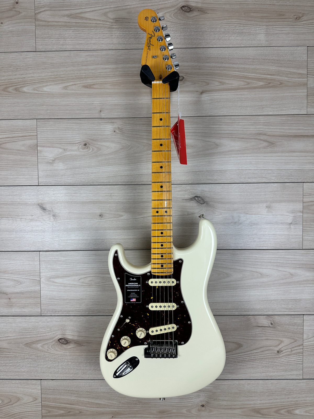Fender American Professional II Stratocaster Left-Hand, Olympic White - CBN Music Warehouse
