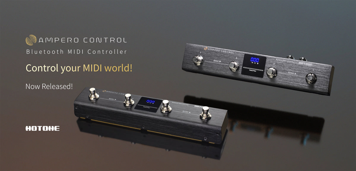 Hotone EC-4 Ampero Control Bluetooth/MIDI Guitar Pedal Foot Controller EC4 - CBN Music Warehouse
