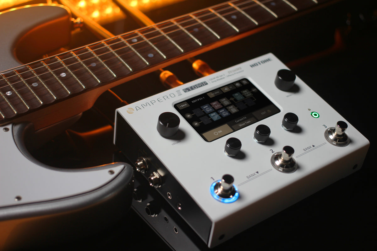 HOTONE Guitar Multi Effects Processor Pedal Ampero II Stomp - CBN Music Warehouse