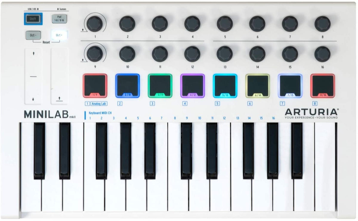 Arturia's MiniLab MkII USB Controller – CBN Music Warehouse Arturia's MiniLab MkII USB Controller – CBN Music Warehouse