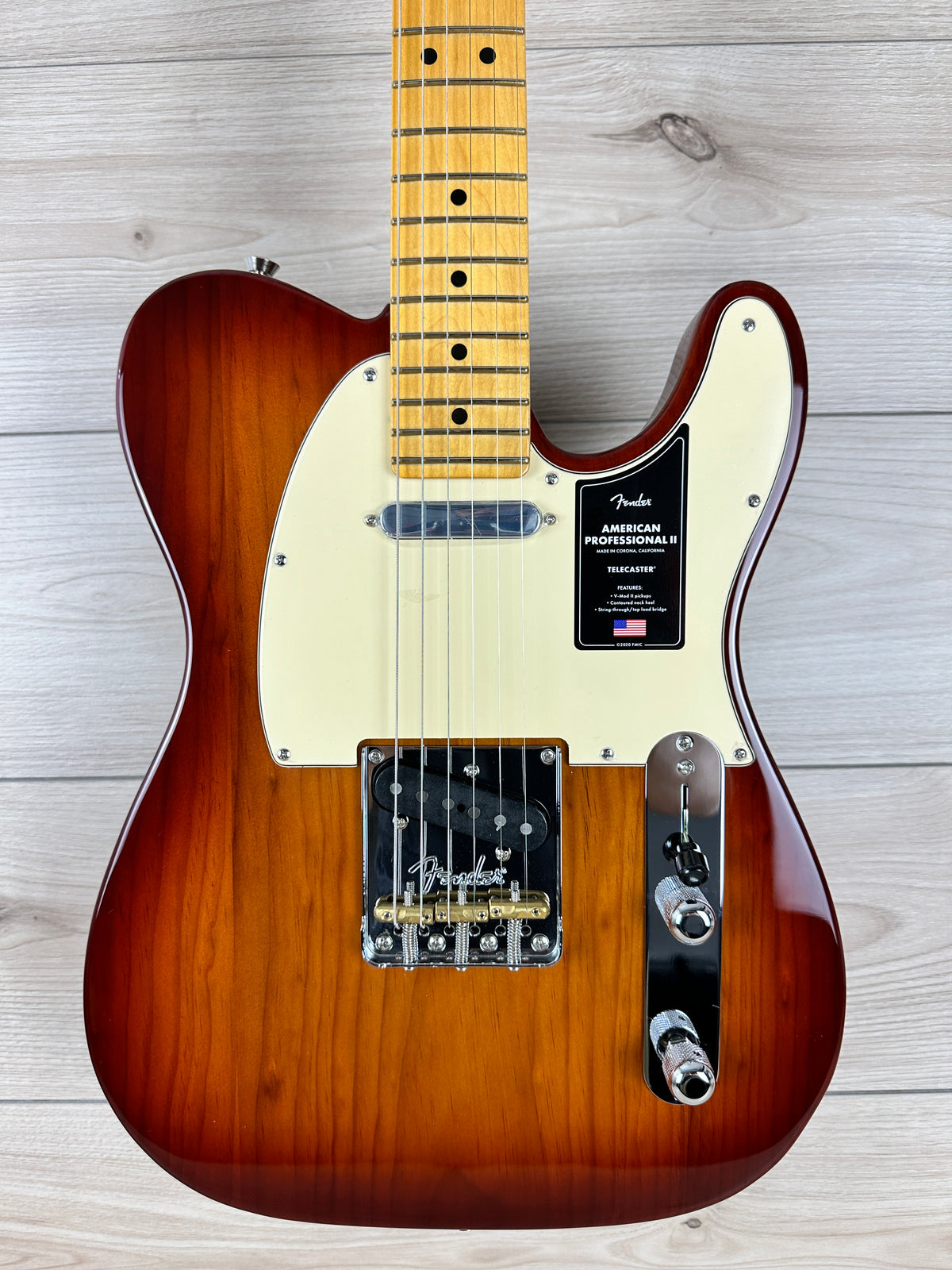 Fender American Professional II Telecaster Maple Fingerboard, Sienna Sunburst - CBN Music Warehouse