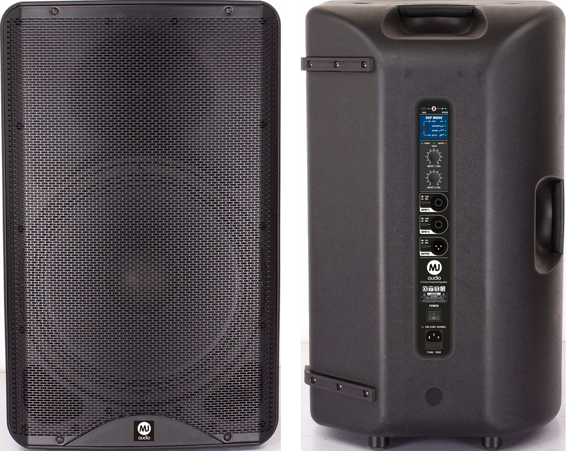 MJ Audio BP17-12A 800W RMS 12" 2-Way Active Speaker With BLUETOOTH and DSP Presets - CBN Music Warehouse