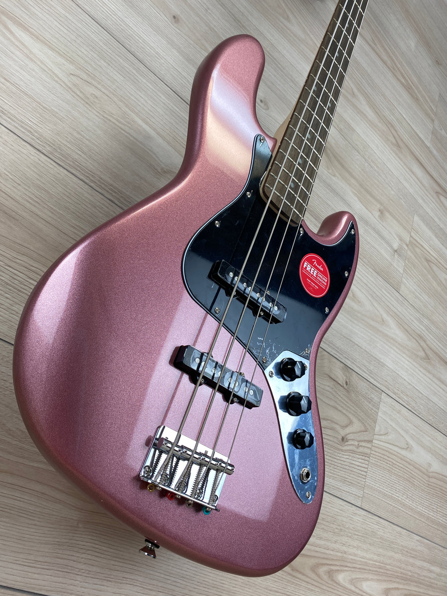 Squier Affinity Series Jazz Bass®, Burgundy Mist – CBN Music Warehouse