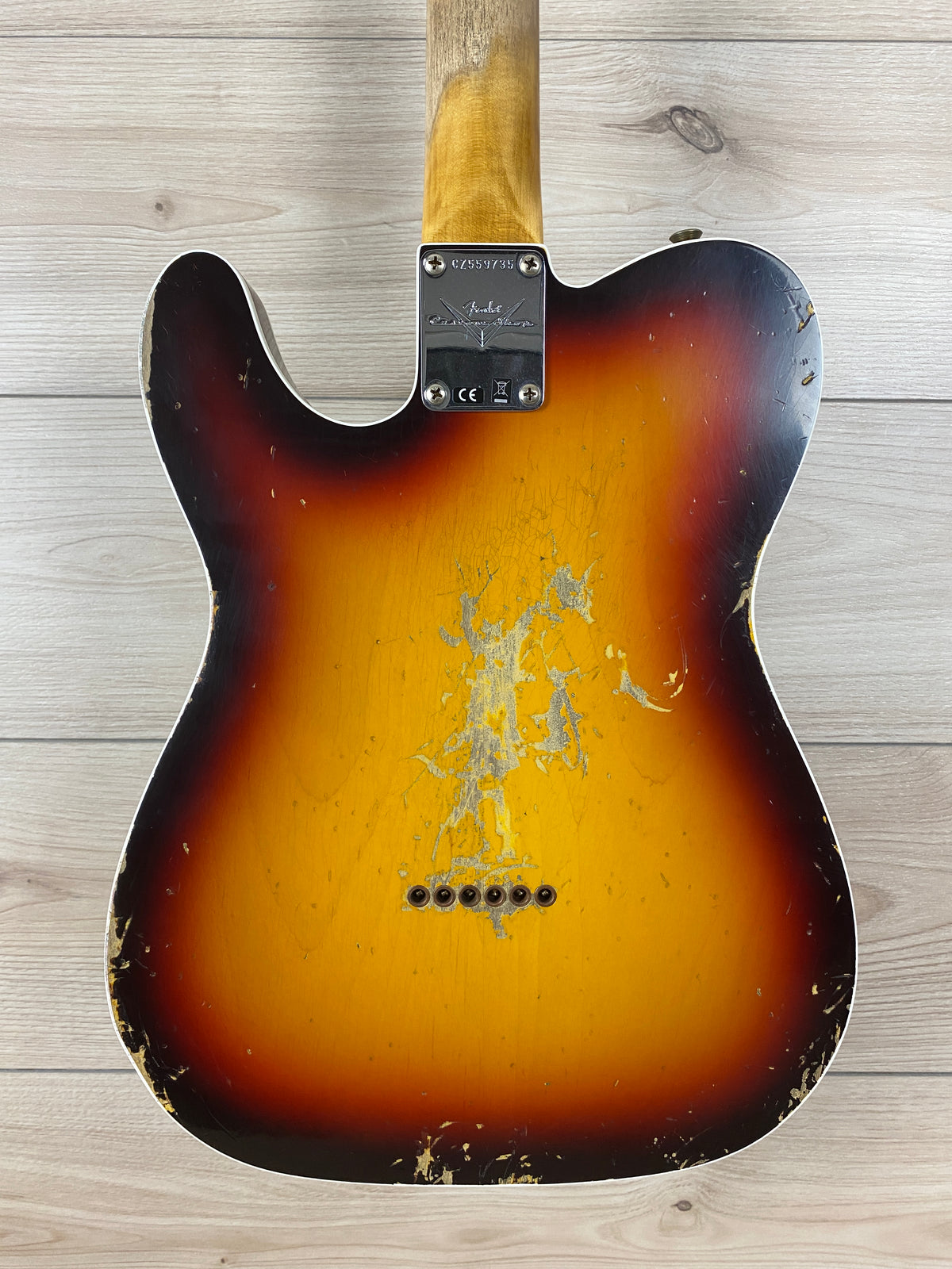Fender Custom Shop 1960 Telecaster Custom Heavy Relic - Chocolate 3-Tone Sunburst - CBN Music Warehouse