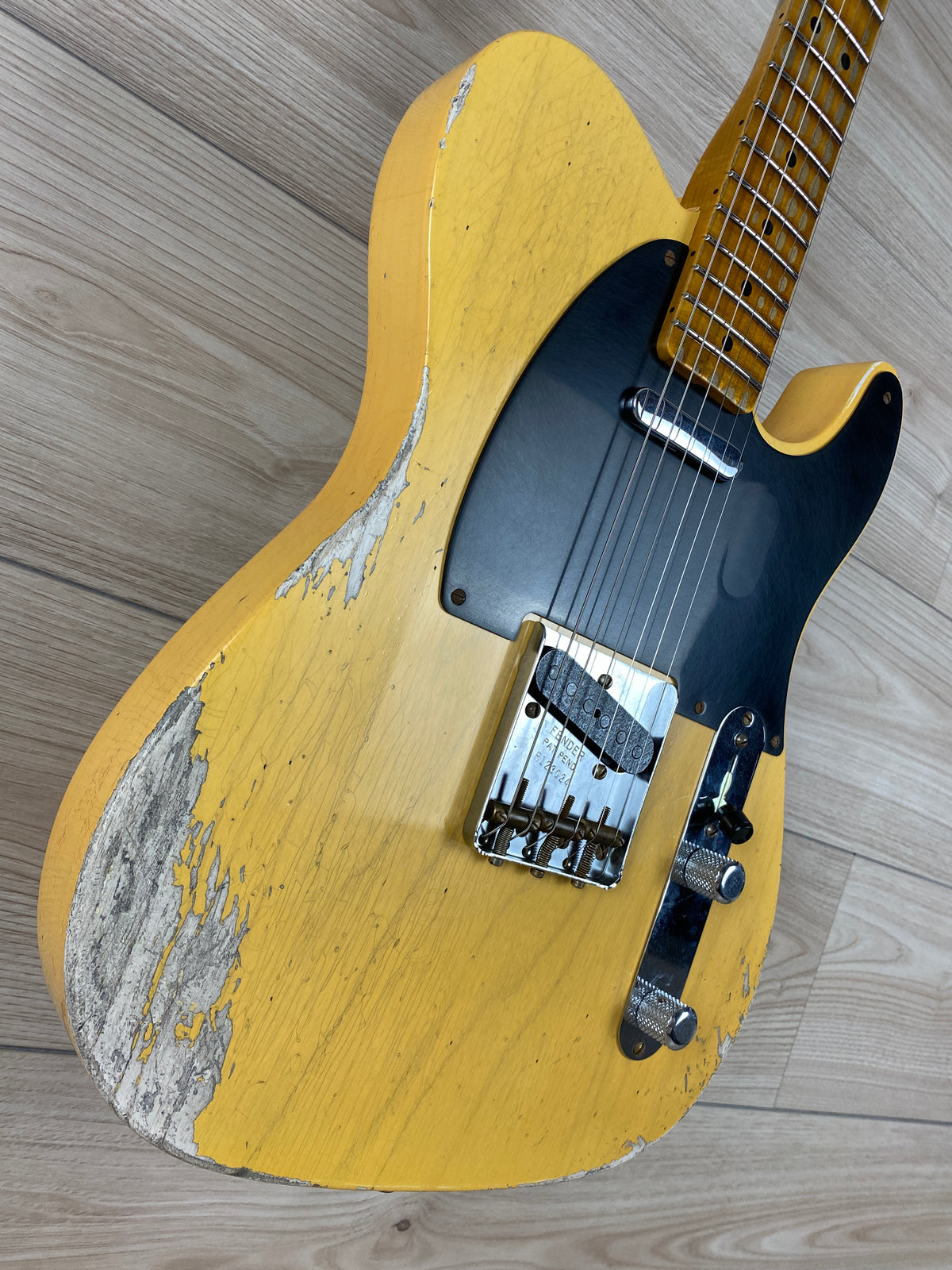 Fender Custom Shop Limited Edition '51 Telecaster Heavy Relic Maple Fingerboard Aged Nocaster Blonde - CBN Music Warehouse