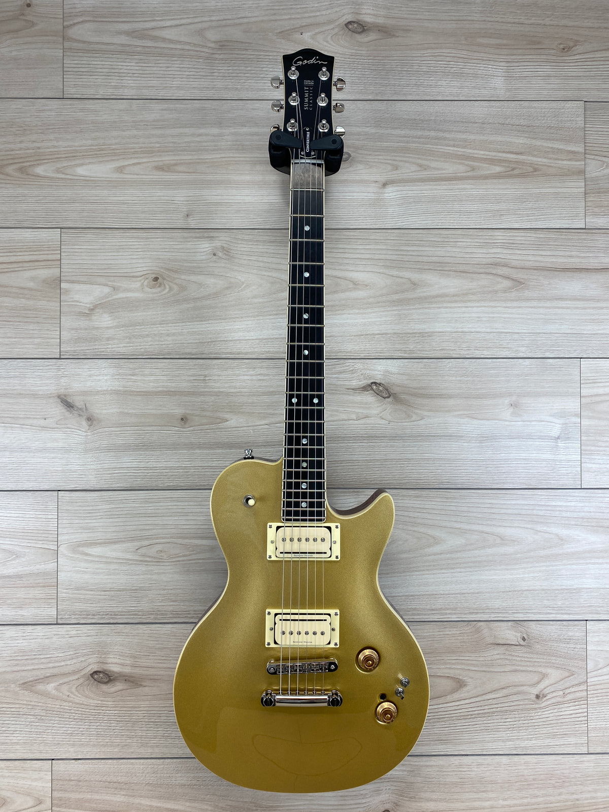 Godin 041176 Summit Classic CT Convertible Gold Electric Guitar with Gig Bag