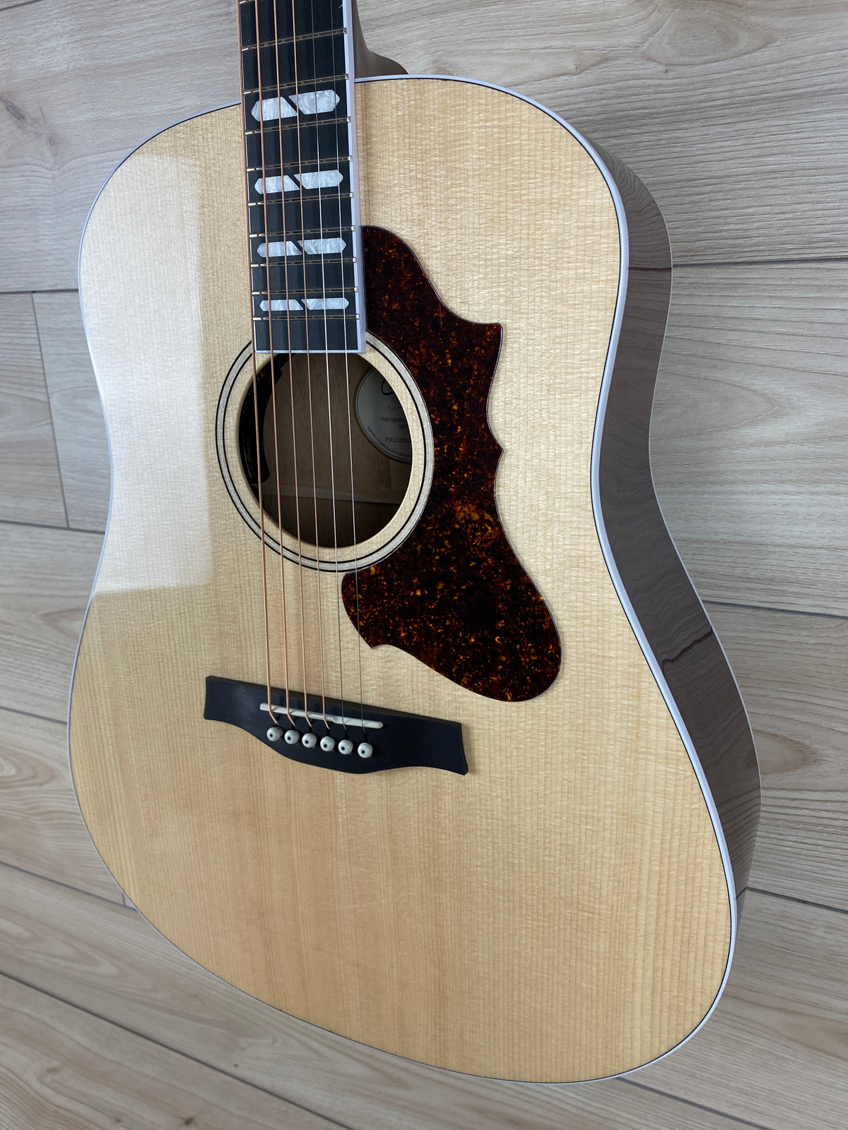 Godin Metropolis LTD Natural High Gloss Acoustic Electric Guitar - #0327