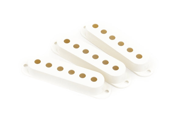 Fender Stratocaster Pickup Covers - Parchment - CBN Music Warehouse