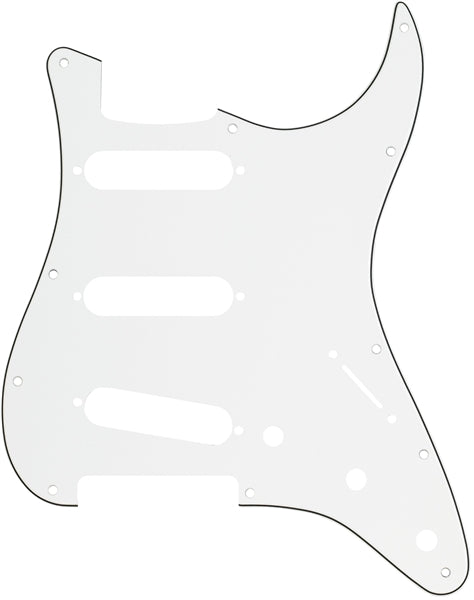 Fender 11-Hole Modern-Style Stratocaster S/S/S Pickguards - Parchment - CBN Music Warehouse