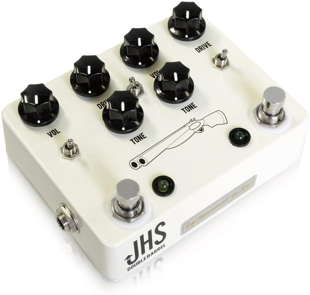 jhs pedals double barrel v4 JHS Double Barrel V4 2 in 1 Dual Overdrive Pedal – CBN Music Warehouse