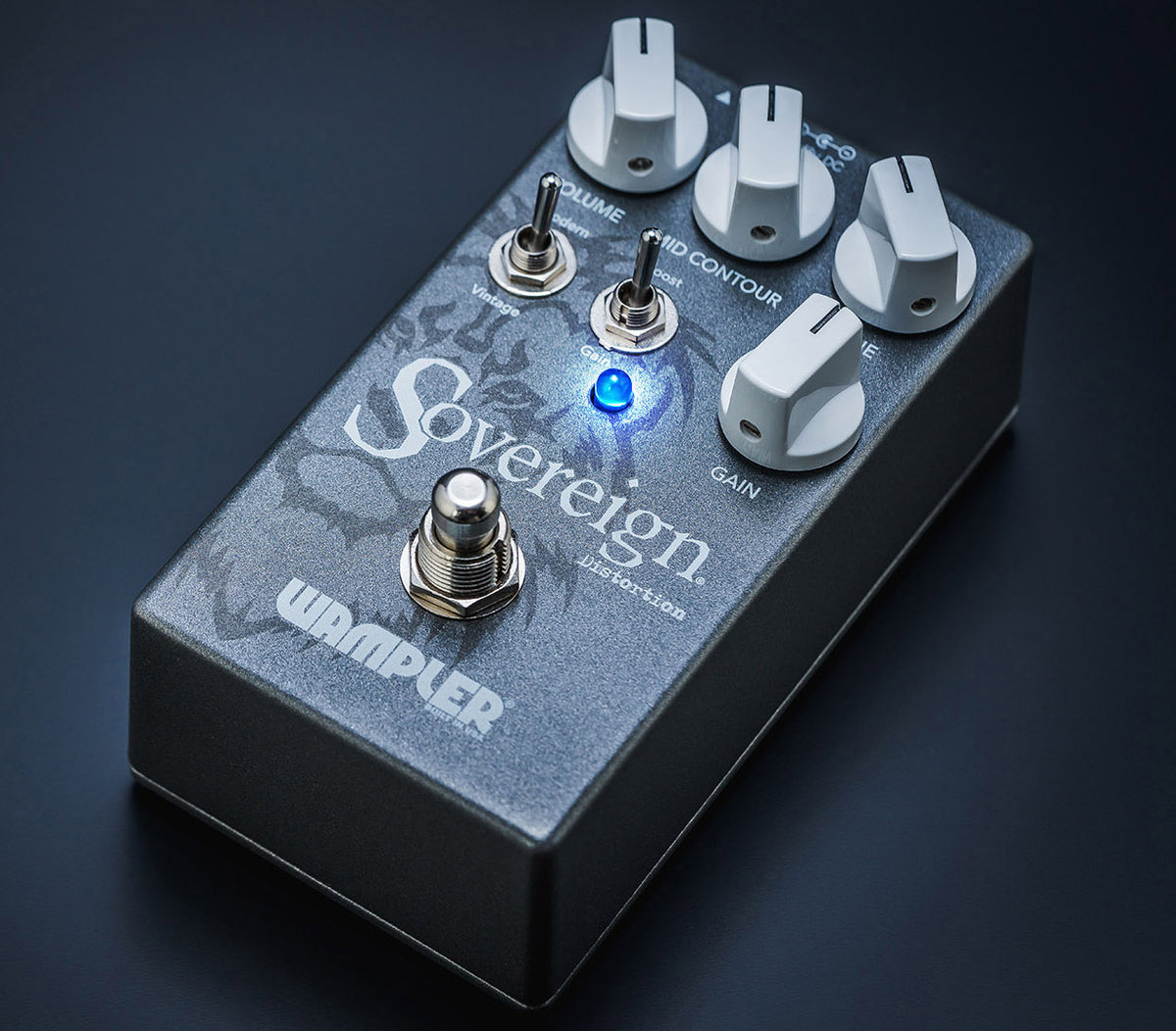 wampler sovereign distortion pedal – CBN Music Warehouse Color:Oliv Aluminum MTB Pedals, Silver extra_50_size_small after brown sound in
