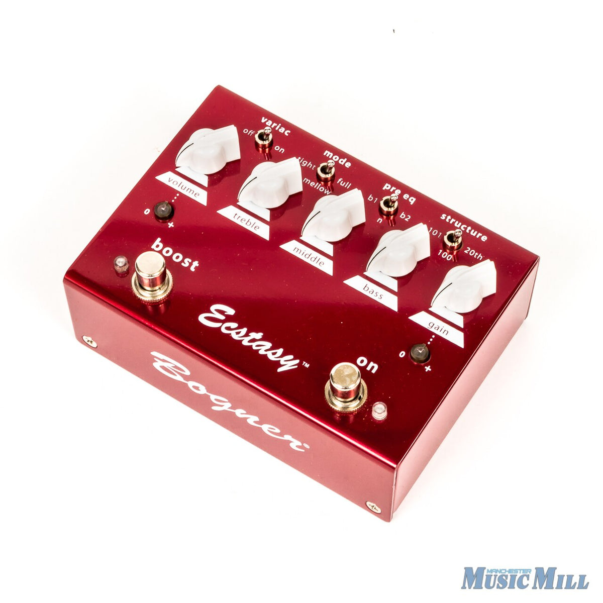 Bogner Ecstasy Red Overdrive Pedal – CBN Music Warehouse