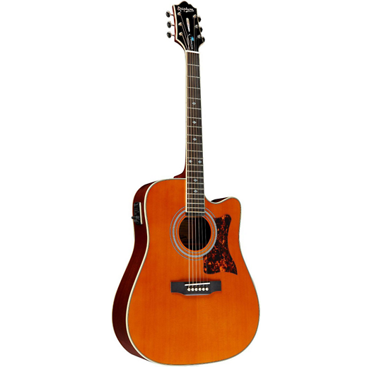 Epiphone Masterbilt DR-500MCE Acoustic Electric Guitar - Natural