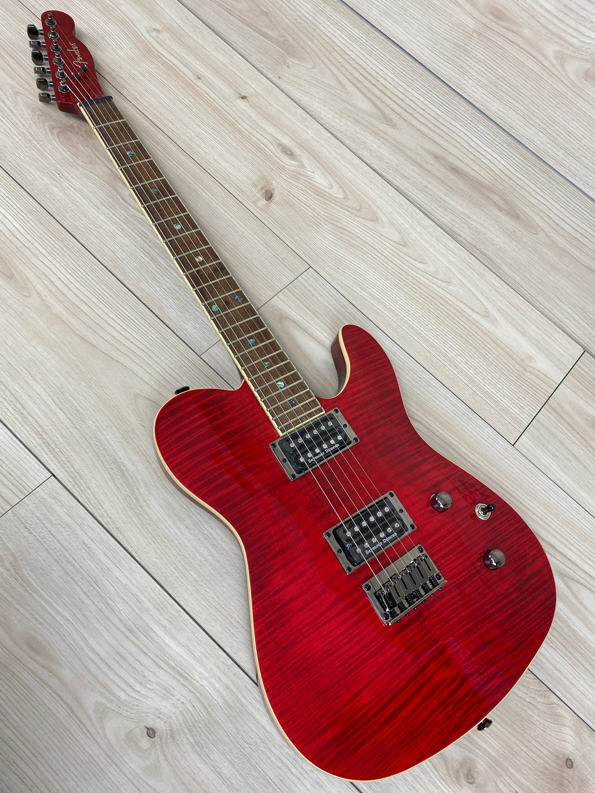 Fender Special Edition Custom Telecaster FMT HH - Crimson Red Transparent