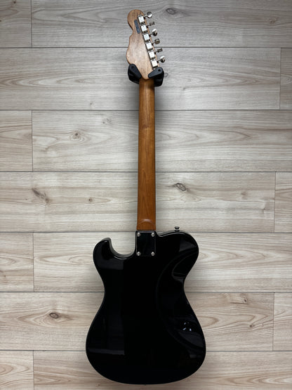 Veritas Custom Electric Guitar Portlander - Black with Tortoise Pickguard, Bigsby, Matching HS