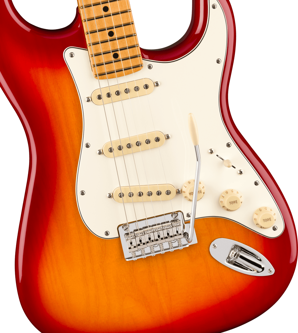 Fender Player II Stratocaster Maple Fingerboard Electric Guitar, Aged Cherry Burst - CBN Music Warehouse