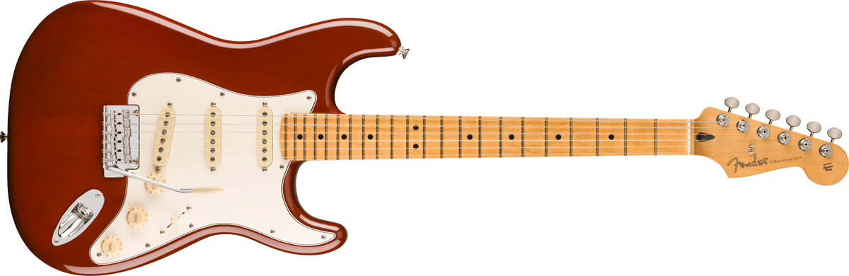 Fender Player II Stratocaster Electric Guitar - Transparent Mocha Burst with Maple Fingerboard - CBN Music Warehouse