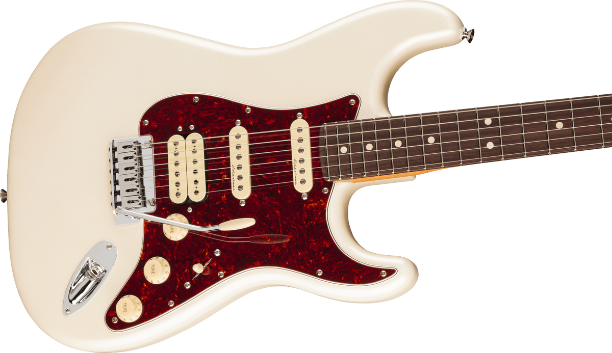 Fender Player II Modified Stratocaster HSS Electric Guitar, Olympic Pearl - CBN Music Warehouse